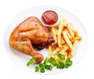 Chips, Chicken & Curry 